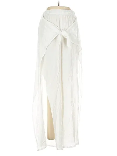 Pre-owned Kona Sol Swimsuit Cover Up In White