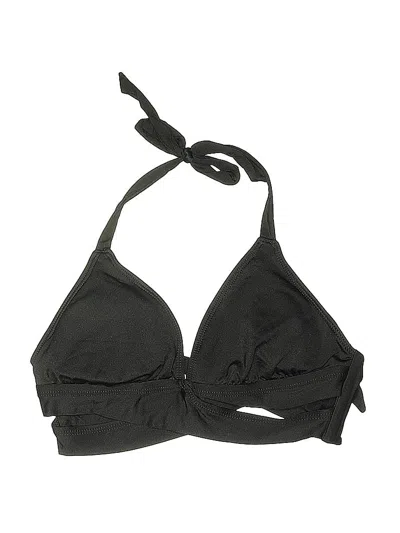 Pre-owned Kona Sol Swimsuit Top Black Swimwear