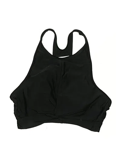 Pre-owned Kona Sol Swimsuit Top Black Swimwear