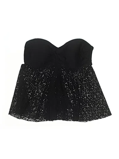 Pre-owned Kona Sol Swimsuit Top Black Swimwear