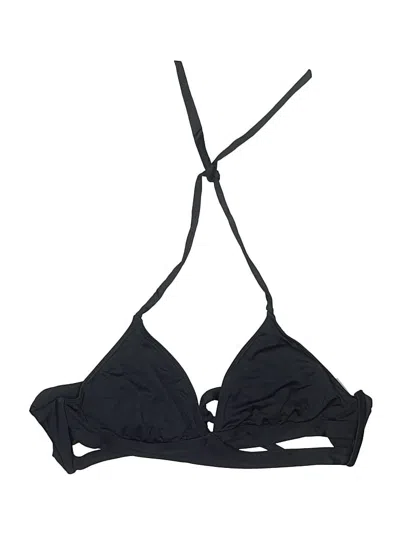 Pre-owned Kona Sol Swimsuit Top Black Swimwear