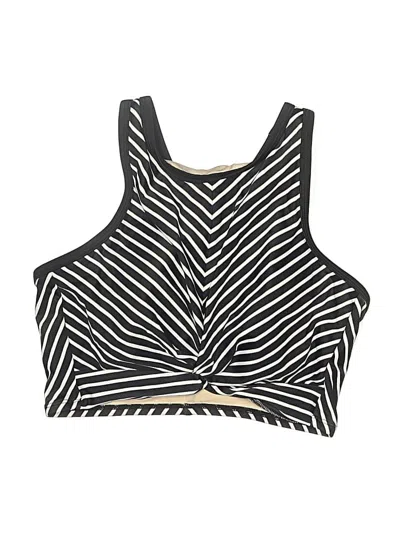 Pre-owned Kona Sol Swimsuit Top Black Swimwear