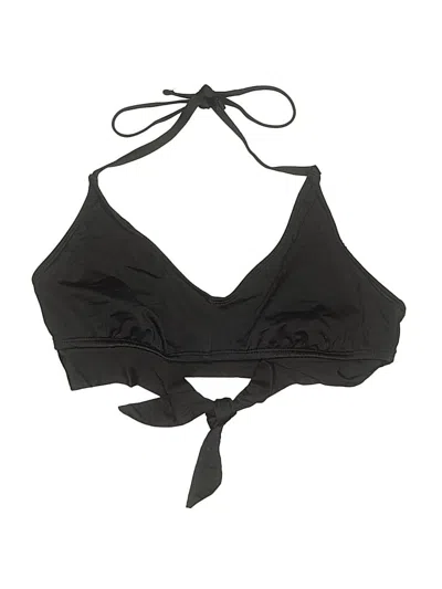 Pre-owned Kona Sol Swimsuit Top Black Swimwear
