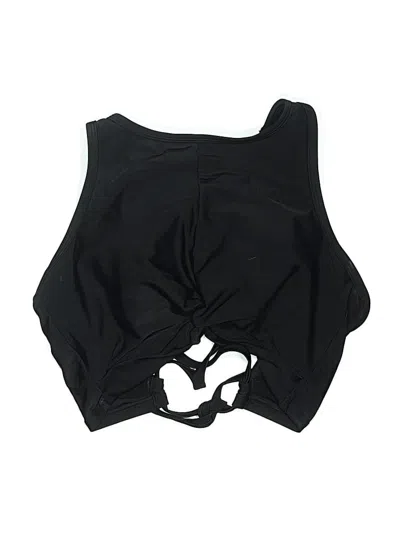Pre-owned Kona Sol Swimsuit Top Black Swimwear