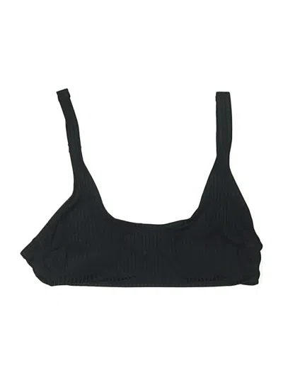 Pre-owned Kona Sol Swimsuit Top Black Swimwear