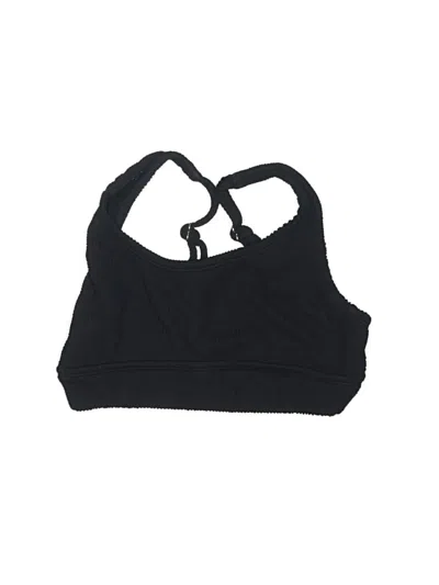 Pre-owned Kona Sol Swimsuit Top Black Swimwear