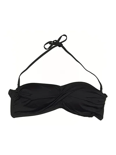 Pre-owned Kona Sol Swimsuit Top Black Swimwear