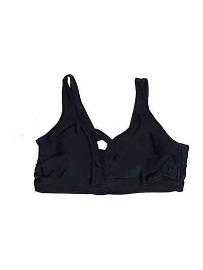 Pre-owned Kona Sol Swimsuit Top Black Swimwear