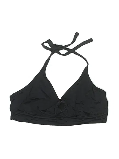Pre-owned Kona Sol Swimsuit Top Black Swimwear