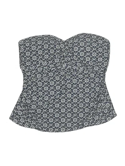 Pre-owned Kona Sol Swimsuit Top Blue Swimwear