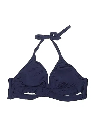 Pre-owned Kona Sol Swimsuit Top Blue Swimwear