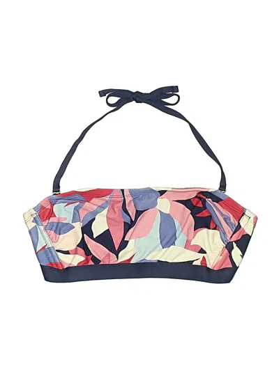 Pre-owned Kona Sol Swimsuit Top Blue Swimwear