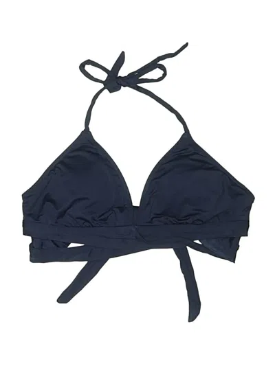 Pre-owned Kona Sol Swimsuit Top Blue Swimwear