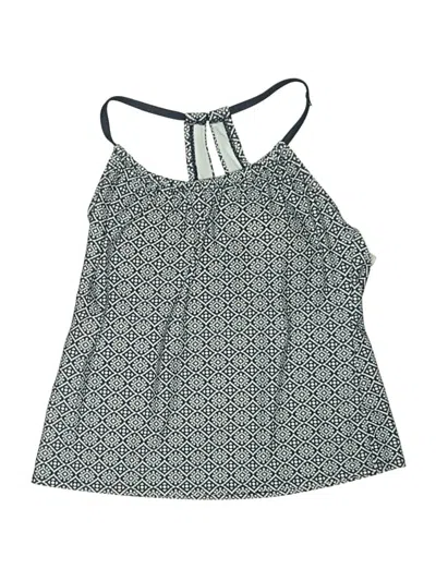 Pre-owned Kona Sol Swimsuit Top Gray Swimwear