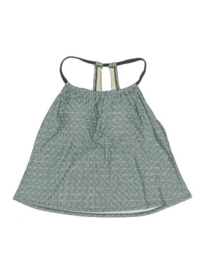 Pre-owned Kona Sol Swimsuit Top Green Swimwear