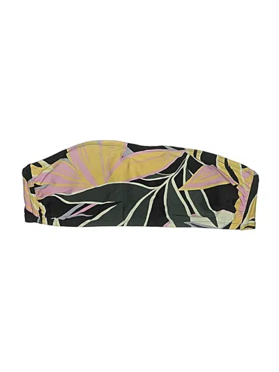 Pre-owned Kona Sol Swimsuit Top Green Swimwear