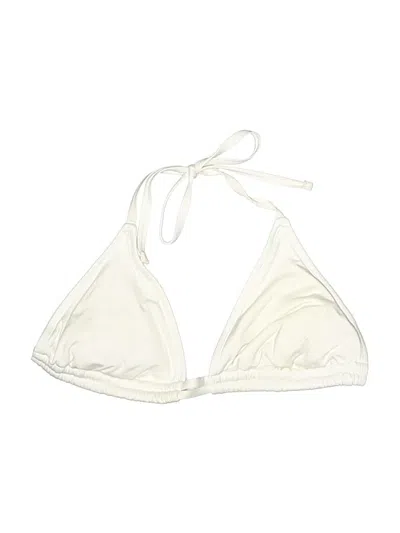 Pre-owned Kona Sol Swimsuit Top Ivory Swimwear