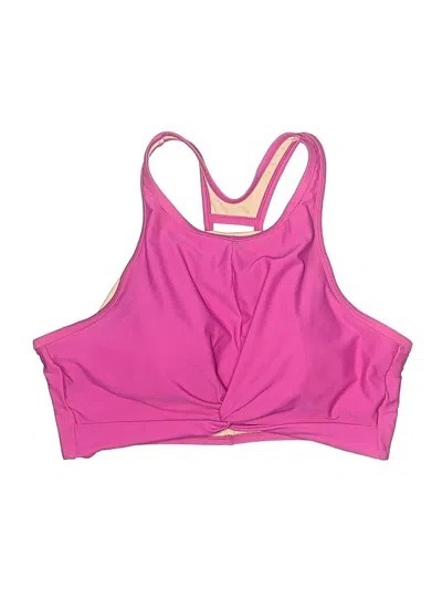 Pre-owned Kona Sol Swimsuit Top Pink Swimwear