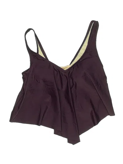 Pre-owned Kona Sol Swimsuit Top Purple Swimwear