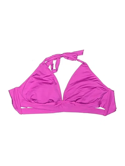 Pre-owned Kona Sol Swimsuit Top Purple Swimwear