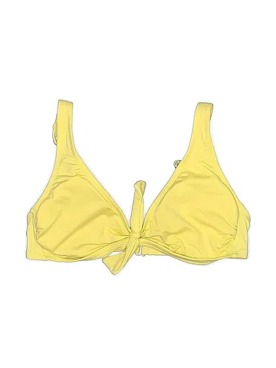 Pre-owned Kona Sol Swimsuit Top Yellow Swimwear