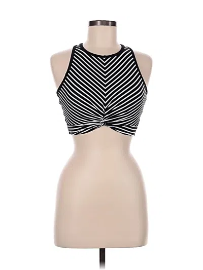 Pre-owned Kona Sol Tank Top Black Halter Neckline Tops