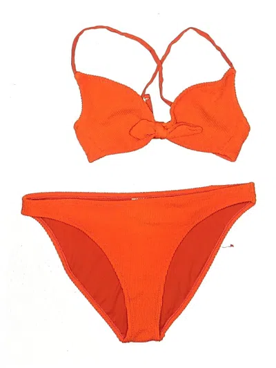 Pre-owned Kona Sol Two Piece Swimsuit In Orange