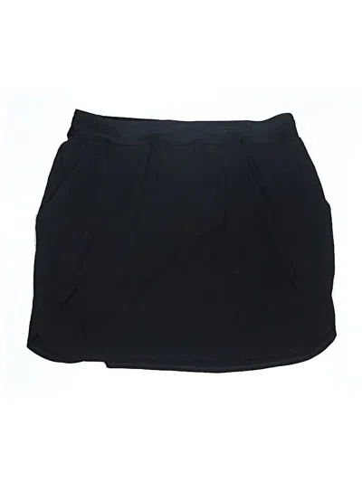 Pre-owned Kona Sol Wool Skirt In Black