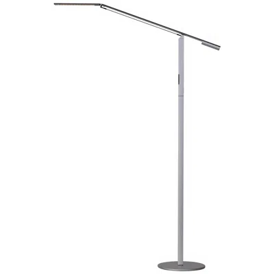 Koncept Gen 3 Equo Silver Finish Warm Light Led Modern Floor Lamp