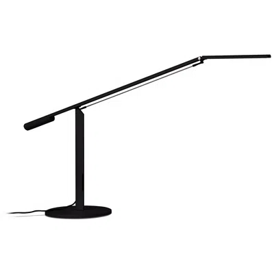 Koncept Gen 3 Equo Warm Light Led Black Finish Modern Desk Lamp With Touch Dimmer