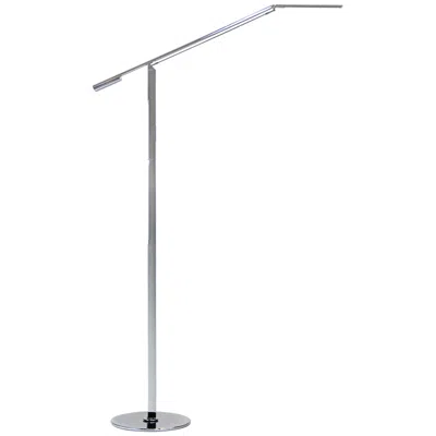 Koncept Gen 3 Equo Warm Light Led Chrome Finish Modern Floor Lamp With Touch Dimmer