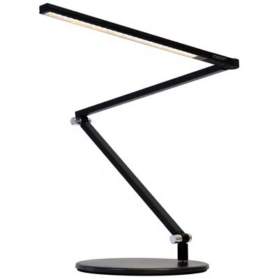Koncept Gen 3 Z-bar Mini Daylight Led Black Finish Modern Touch Dimmer Desk Lamp