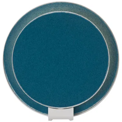 Koncept Gravy 5" High Azure Felt Plug-in Led Wall Sconce