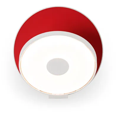 Koncept Gravy 5" High Matte Red Plug-in Led Wall Sconce