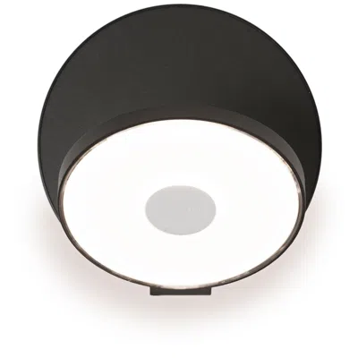 Koncept Gravy 5" High Metallic Black Led Wall Sconce
