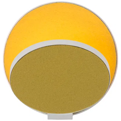 Koncept Gravy 5" High White And Honeydew Felt Swivel Led Wall Sconce