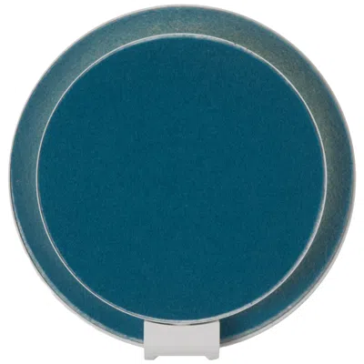 Koncept Gravy Hardwire Wall Sconce - Matte White Body, Azure Felt Plates