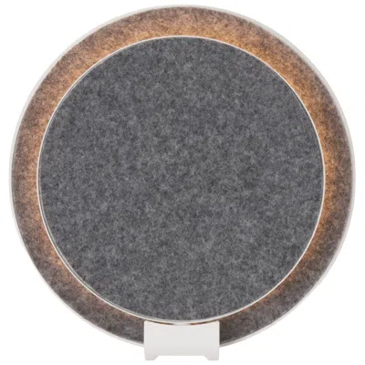 Koncept Gravy Hardwire Wall Sconce - Matte White Body, Oxford Felt Plates