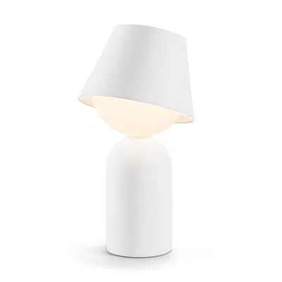 Koncept Guy 8" High Portable Battery Powered Led Modern White Lantern