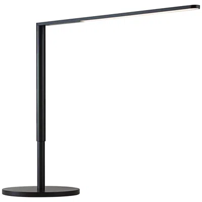 Koncept Lady-7 Adjustable Height Metallic Black Modern Led Usb Desk Lamp