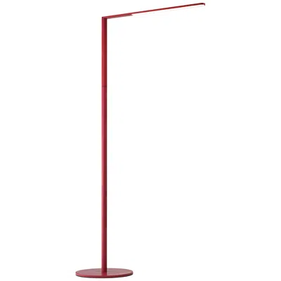 Koncept Lady-7 Matte Red Led Modern Floor Lamp With Usb Port