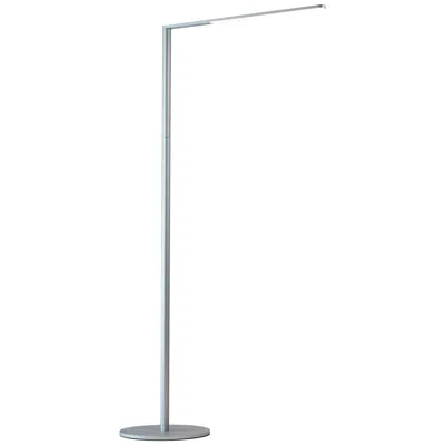 Koncept Lady-7 Silver Led Modern Floor Lamp With Usb Port