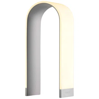 Koncept Mr. N Tall Table Lamp In Silver (soft White Light)
