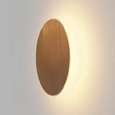 Koncept Ramen 9" High Brass Led Wall Sconce