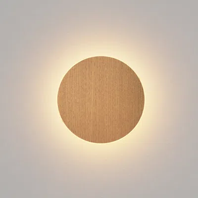Koncept Ramen Wall Sconce, 9", White Oak
