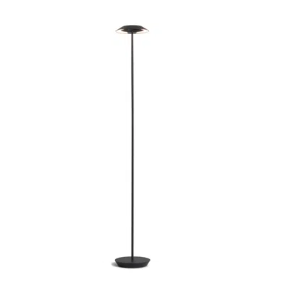 Koncept Royyo Floor Lamp In Matte Black Body W/ Matte Black Base Plate