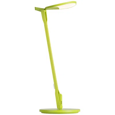 Koncept Splitty 17" Leaf Green Led Modern Desk Lamp With Usb Port