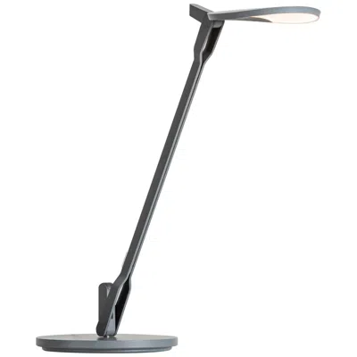 Koncept Splitty 17" Matte Gray Led Modern Desk Lamp With Usb Port
