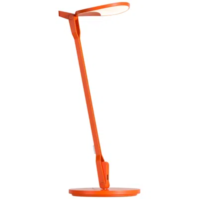 Koncept Splitty 17" Matte Orange Modern Led Desk Lamp With Usb Port