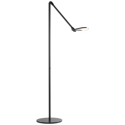 Koncept Splitty Matte Black Modern Led Floor Lamp With Usb Port